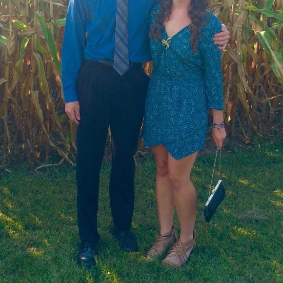 Charlotte Russe Romper deep V - Picture 4 of 4